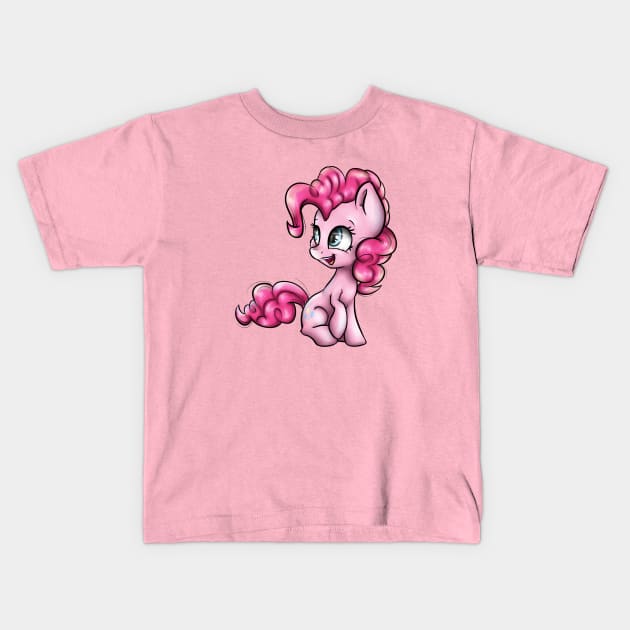 Cute Pinkie Pie Kids T-Shirt by GaelleDragons